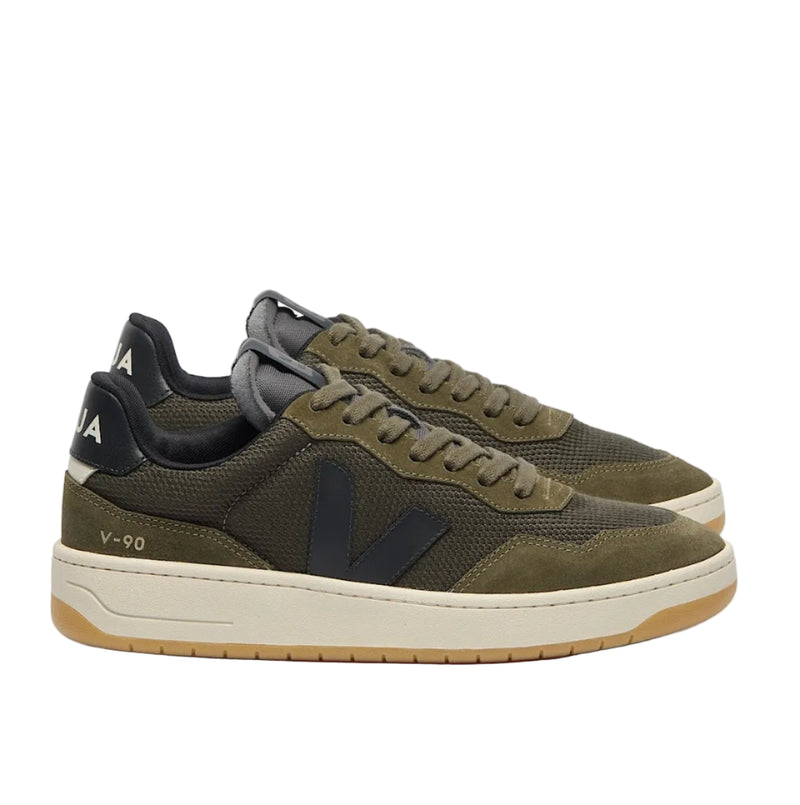 VEJA V-90 B-mesh olive black men