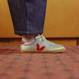 VEJA Volley leather silver pepper women