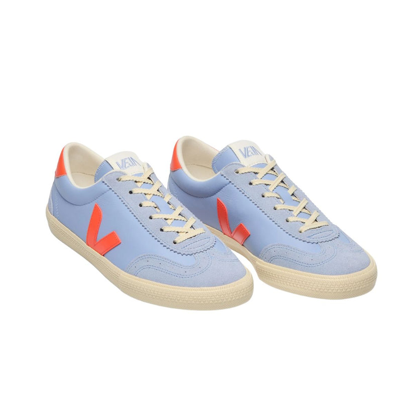 VEJA Volley leather olympe orange fluo calcaire women