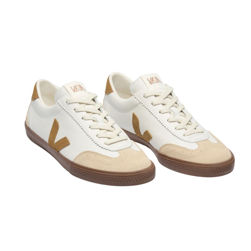 VEJA Volley leather white tent bark men