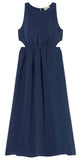 THINKING MU Kin dress cobalt women