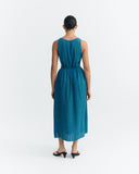 THINKING MU Kin dress windsor stripes women