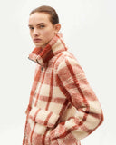 THINKING MU Sophie jacket red picnic checks women
