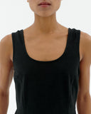 THINKING MU Raflesia seersucker jumpsuit black women