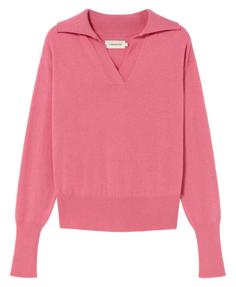 THINKING MU Sheena Trash jumper fucsia women