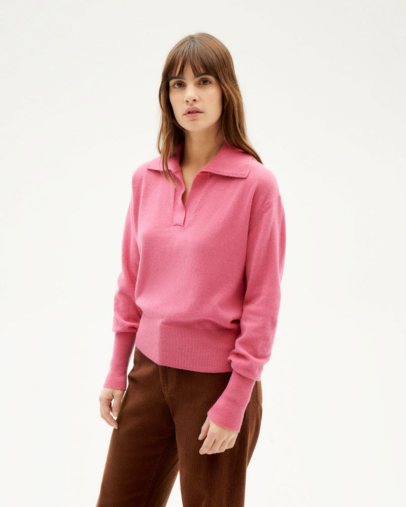 THINKING MU Sheena Trash jumper fucsia women