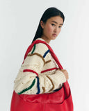 THINKING MU Candela knitted macrame jumper multicolour women