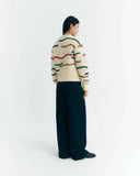 THINKING MU Candela knitted macrame jumper multicolour women