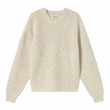 THINKING MU Carmen knitted jumper ecru women