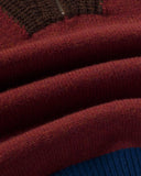 THINKING MU Tanit jumper brown block women