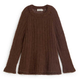 THINKING MU Amal jumper brown women