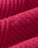 THINKING MU Kaia knitted wool vest red women