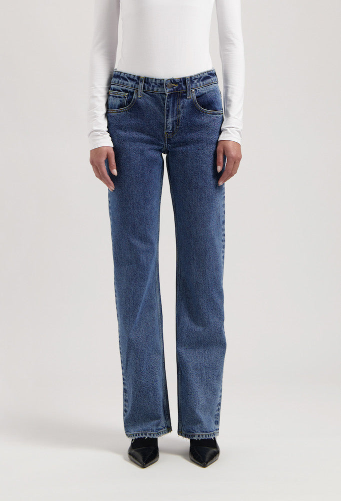 MUD JEANS Carry mid straight jeans stone vintage women