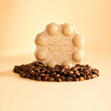 Wondr Reviving Mocha scrub bar voor een verstevigende scrub. 