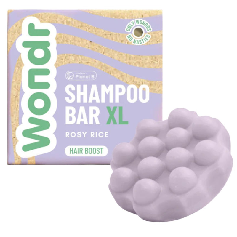 WONDR Rosy rice XL shampoo bar