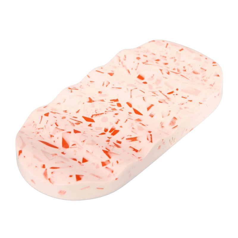 WONDR Terazzo bar holder red pink
