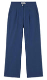 THINKING MU Manolita seersucker pants cobalt women