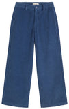 THINKING MU Serena corduroy pants delft blue women