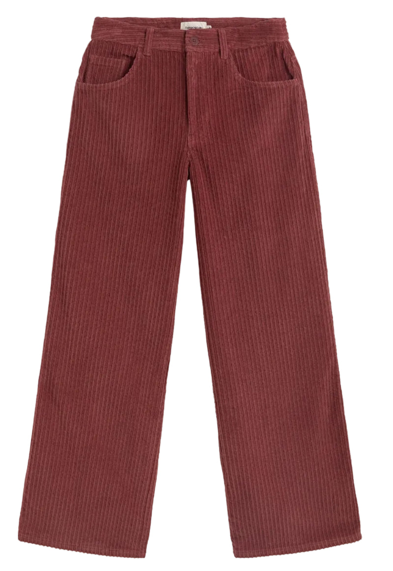 THINKING MU Hedda corduroy pants mahogany women