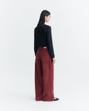 THINKING MU Hedda corduroy pants mahogany women