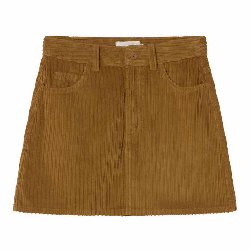 THINKING MU Kimmy corduroy skirt light oak women