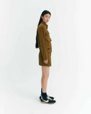 THINKING MU Kimmy corduroy skirt light oak women