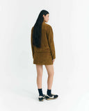 THINKING MU Kimmy corduroy skirt light oak women