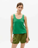 THINKING MU Hemp tank top clover green women