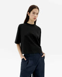 THINKING MU Lena t-shirt black women