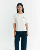 THINKING MU Lucia flor TM t-shirt white women