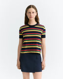THINKING MU Zowie R striped t-shirt multicolour women