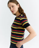 THINKING MU Zowie R striped t-shirt multicolour women