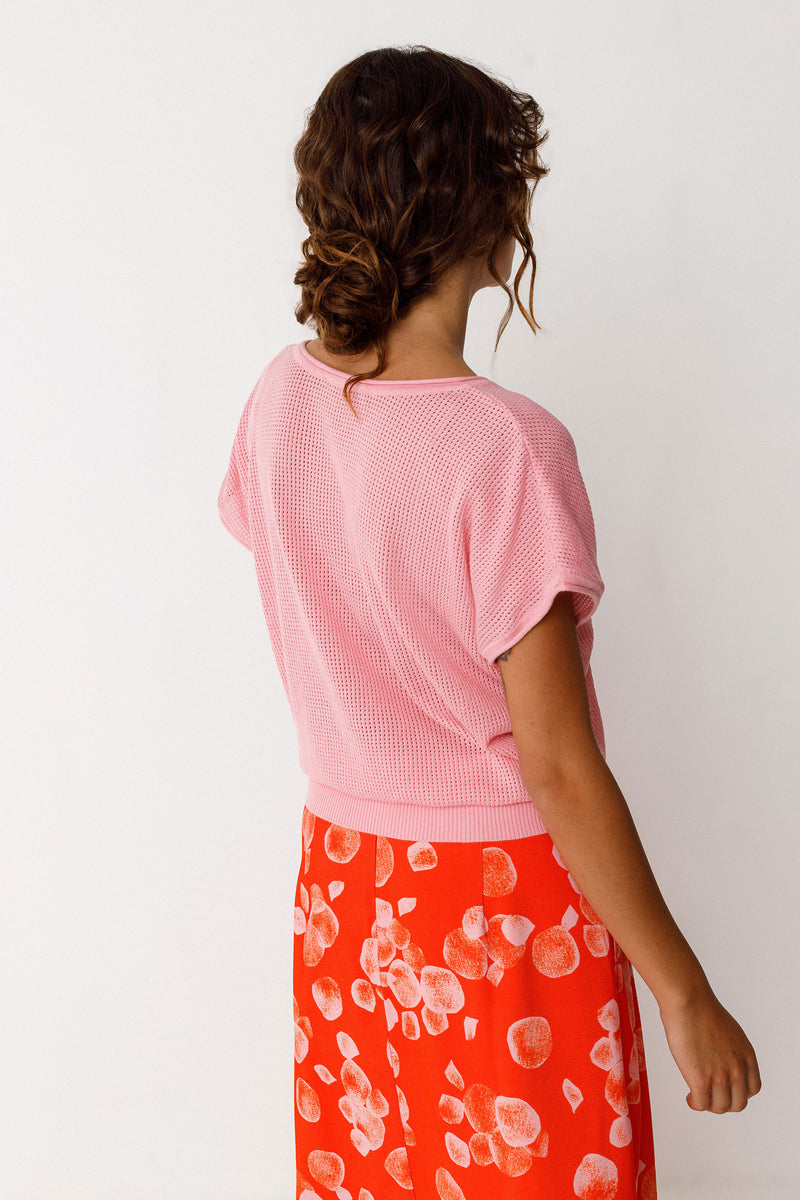 SKFK Zelia knit top P1 pink women