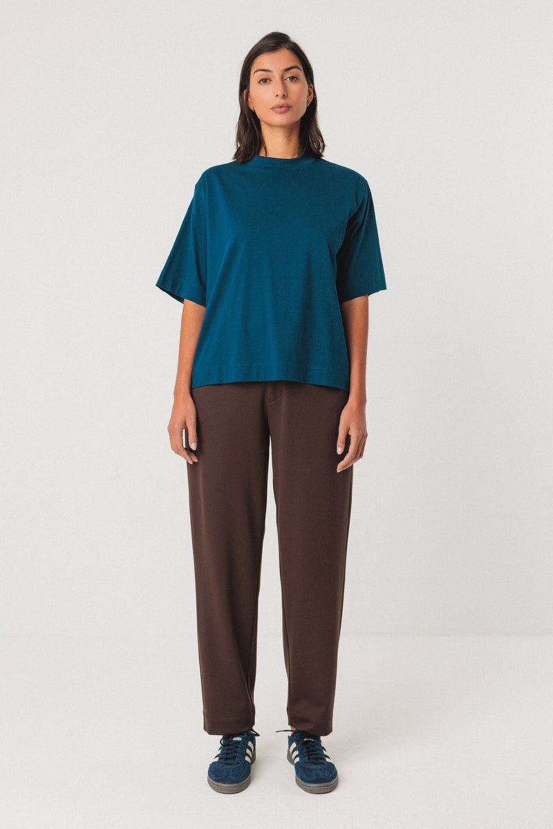 SKFK Zuntz-6 GOTS top B8 oxford blue women