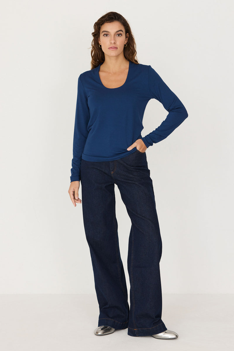 SKFK Zur-16 top B7 dark blue women