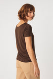 SKFK Zur-6 t-shirt 2B dark brown women