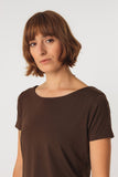 SKFK Zur-6 t-shirt 2B dark brown women