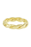Wildthings Collectables Chunky twisted ring gold plated
