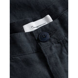 KCA 70286 Bob loose linen pant 1001 Total eclipse men