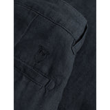 KCA 70286 Bob loose linen pant 1001 Total eclipse men