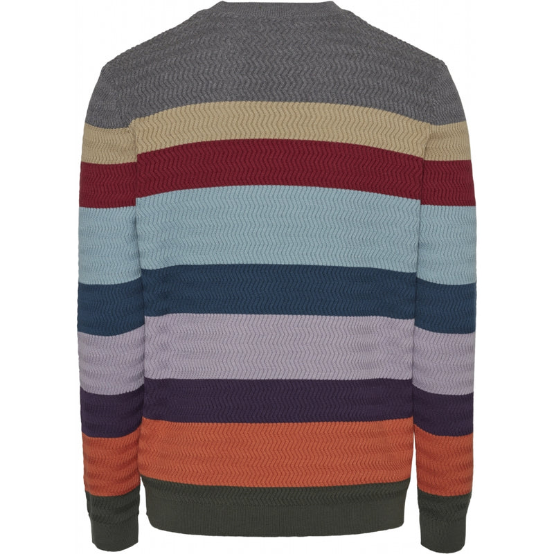 KCA Field multi striped knit 80606 Forrest night 1090 men