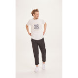 KCA 70286 Bob loose linen pant 1001 Total eclipse men