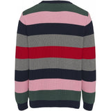 KCA 80589 Valley O-neck striped knit 1293 Scarlet