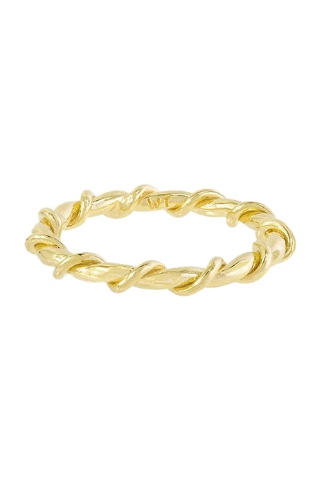 WILDTHINGS COLLECTABLES Wire ring gold plated
