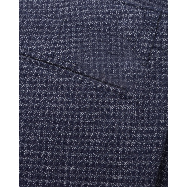 KCA Chuck chino papita checked stretched pant 70218 Total eclipse 1001