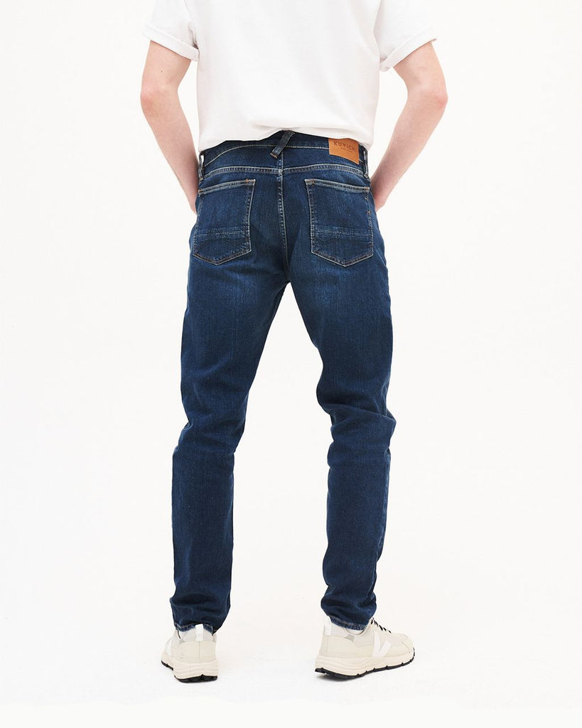 KUYICHI Jim regular slim Classic indigo jeans men