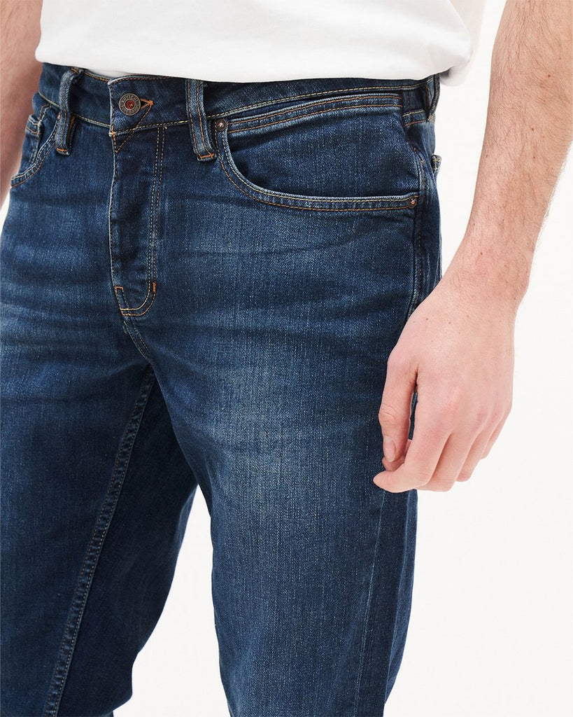 KUYICHI Jim regular slim Classic indigo jeans men