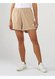 KCA 2050002 Terry elastic waist shorts 1347 safari women