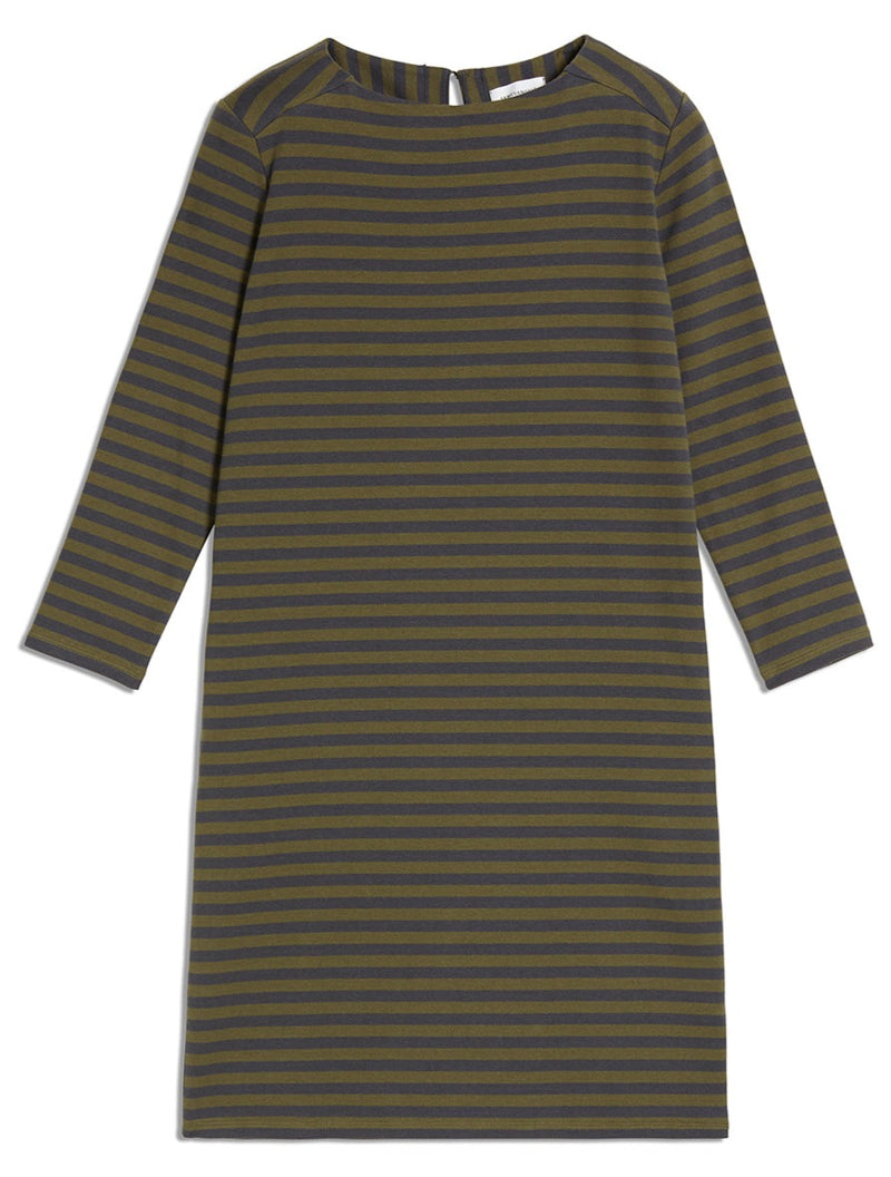 ARMEDANGELS Sayaa Stripe Mix Green/Acid black women