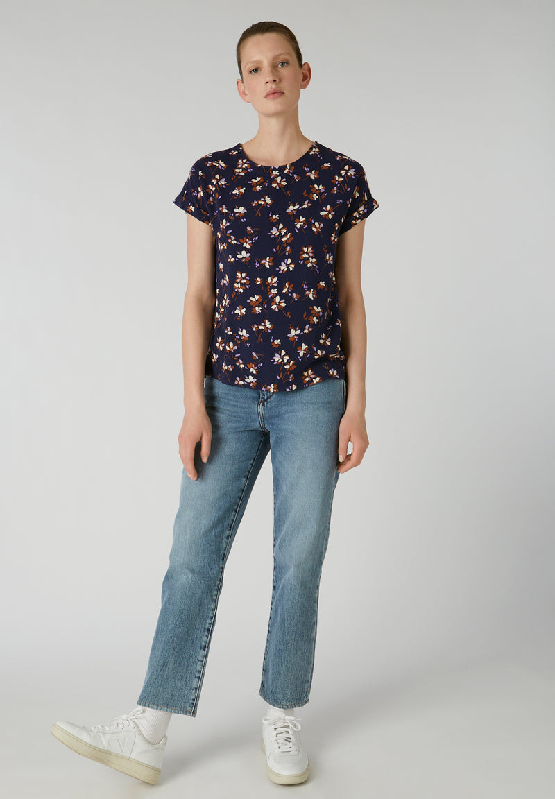 ARMEDANGELS Laaori Flowers&Petals Evening Blue